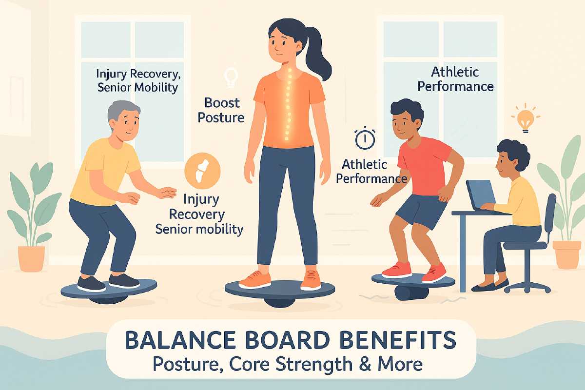 Balance Board Benefits: Posture, Core Strength, and More