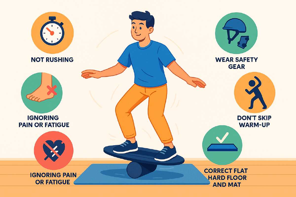 Common Mistakes to Avoid When Using a Balance Board